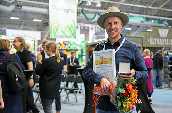 Turjansalo sai palkinnon KoneAgriassa